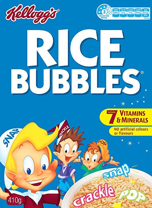 Kelloggs Rice Bubbles 410g