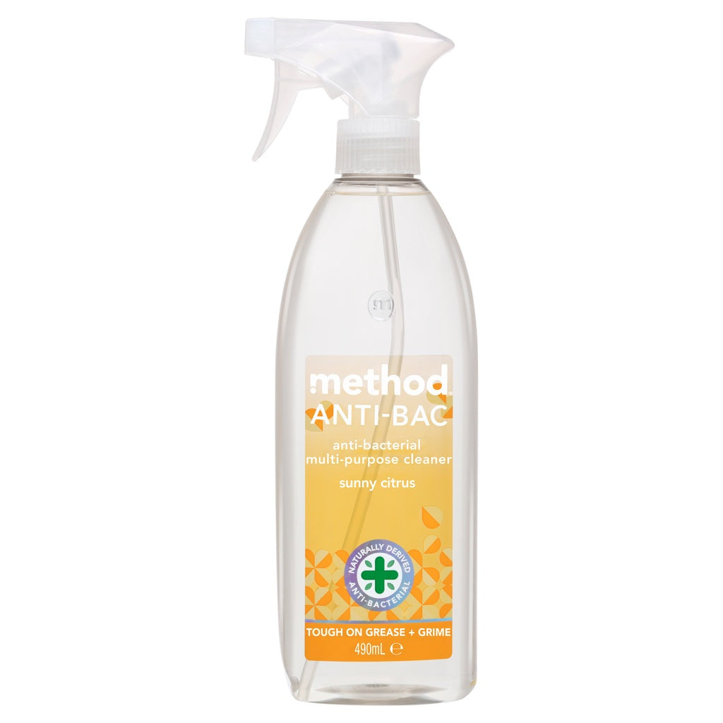 Method Sunny Citrus Anti-Bac Kitchen Cleaner 490ml