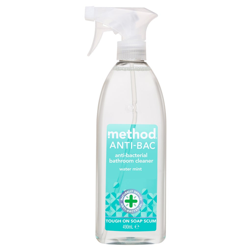 Method Water Mint Anti-Bac Bathroom Cleaner 490ml