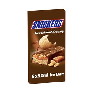 Snickers Ice Cream Bar 6pk