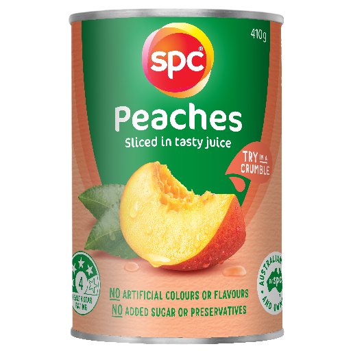 SPC Sliced Peaches in Juice 410g