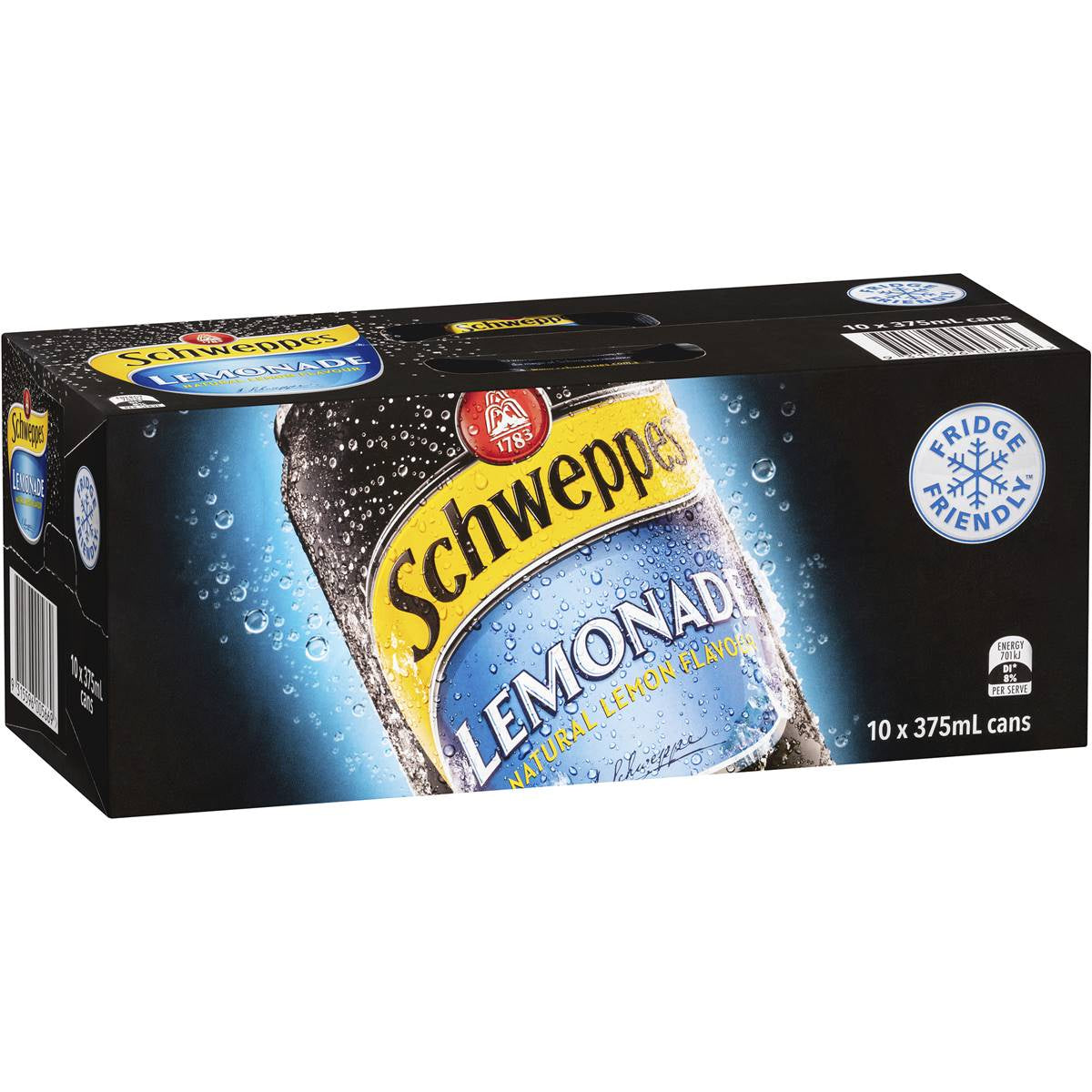 Schweppes Lemonade Cans 375ml 10pk