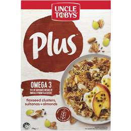 Uncle Tobys Plus Omega 3 Cereal 775g