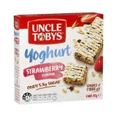 Uncle Tobys Yoghurt & Strawberry Muesli Bars 6pk