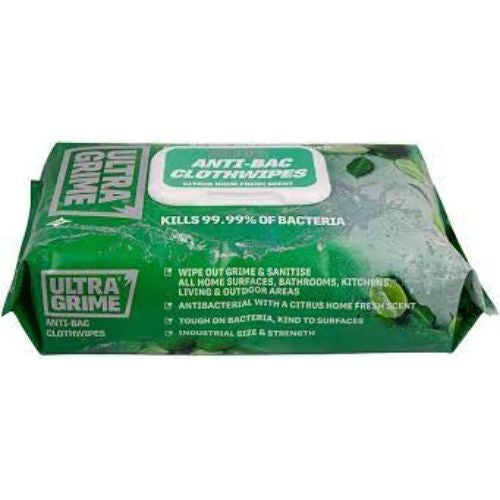 Uniwipe Ultra Grime Anti Bac Wipes 80pk