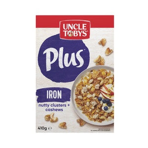 Uncle Tobys Plus Iron Cereal 410g