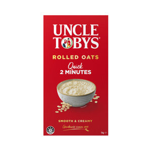 Uncle Tobys Quick 2 Minute Rolled Oats 1kg