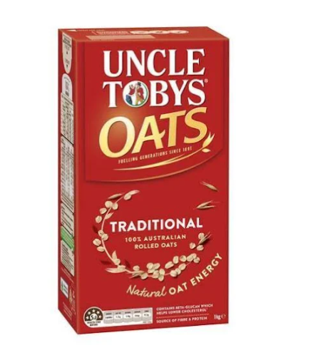 Uncle Tobys Traditional Porridge Oats 1kg