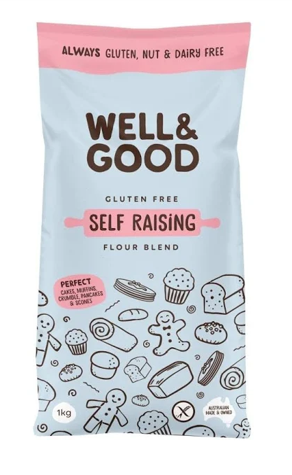 Well & Good GF Self Raising Flour 1kg