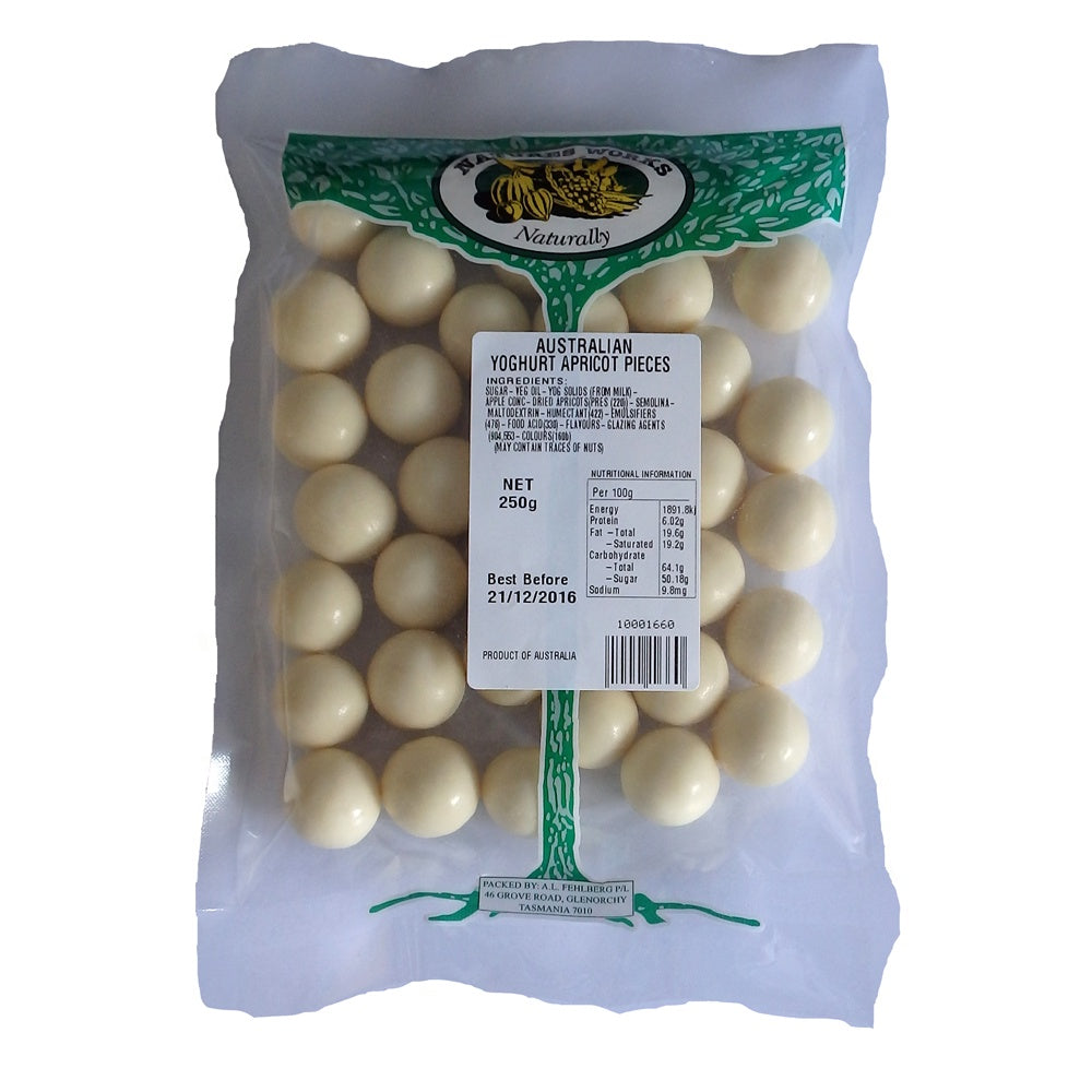 Natures Works Apricot Yoghurt Balls 250g