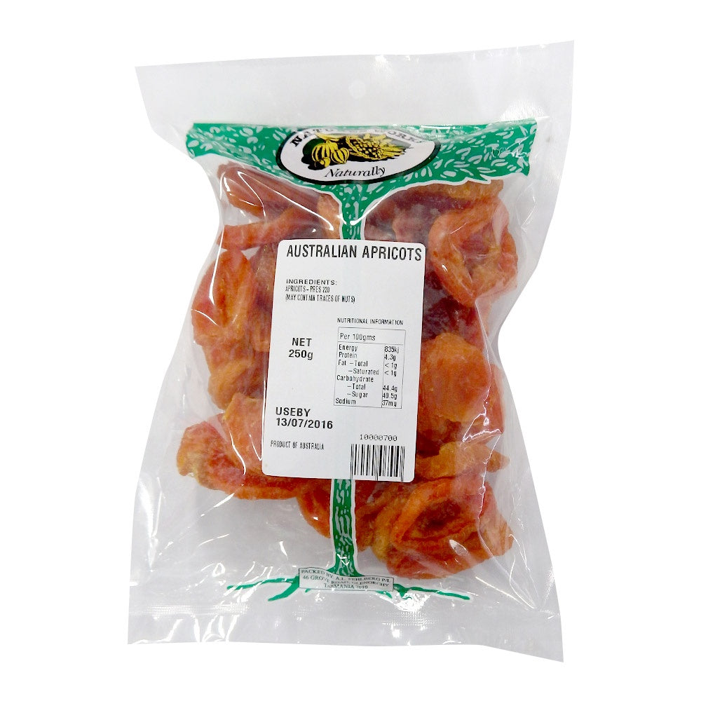 Natures Works Apricots Australian 250g