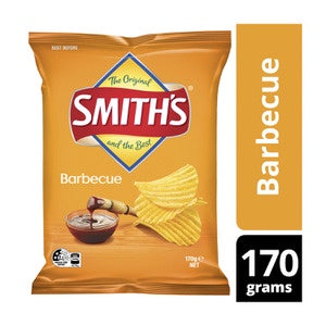 Smiths Barbeque Crinkle Cut Chips 170g