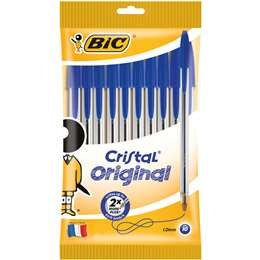 Bic Cristal Original Blue Pen 10pk