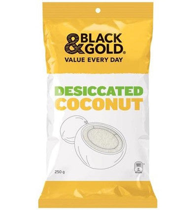 Black & Gold Desiccated Coconut 250gm