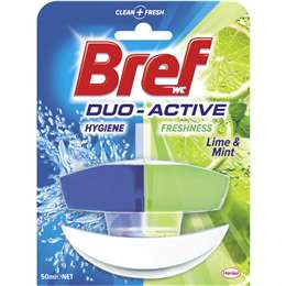 Bref Duo Lime & Mint Active Bowl Freshener 50ml