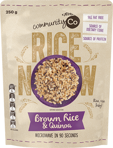 Community Co Microwave Brown Rice & Quinoa 250g