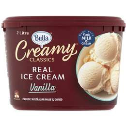 Bulla Creamy Classics Vanilla Ice Cream 2l