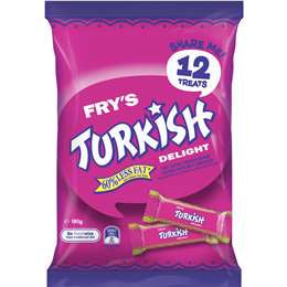 Cadbury Frys Turkish Delight Sharepack 180g 12pk