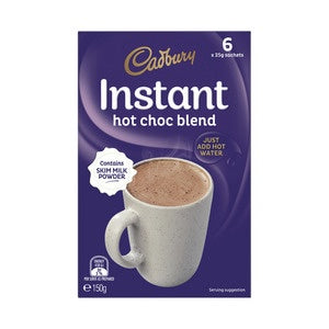 Cadbury Instant Hot Choc Blend Sachets 6pk