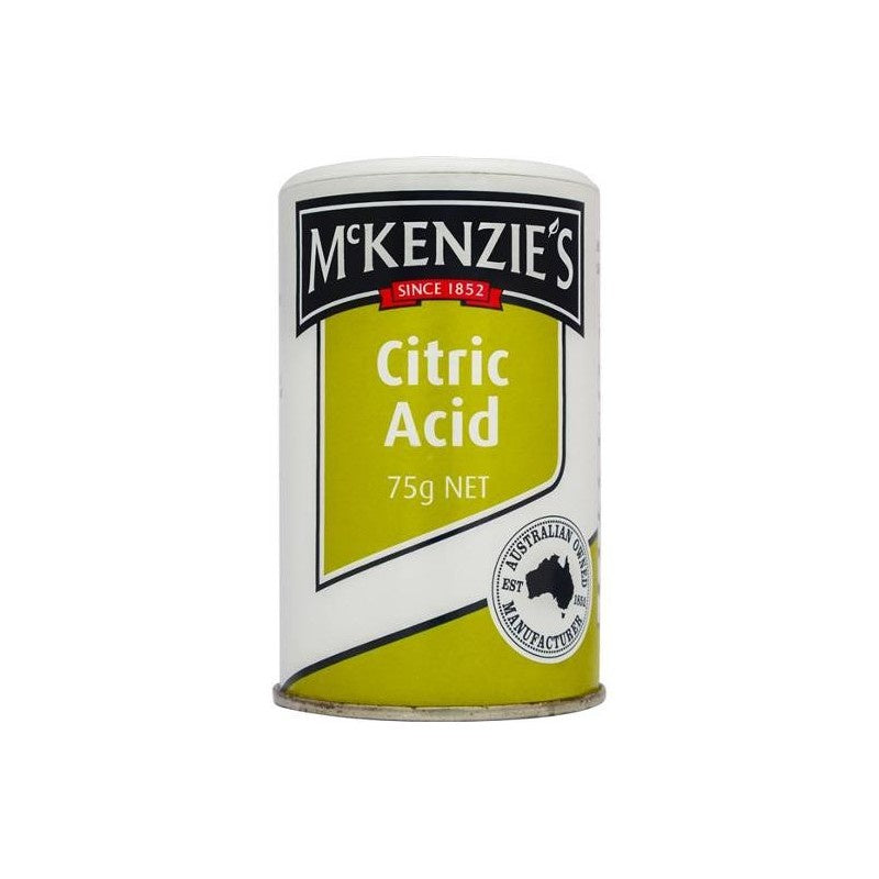 McKenzies Citric Acid 75g