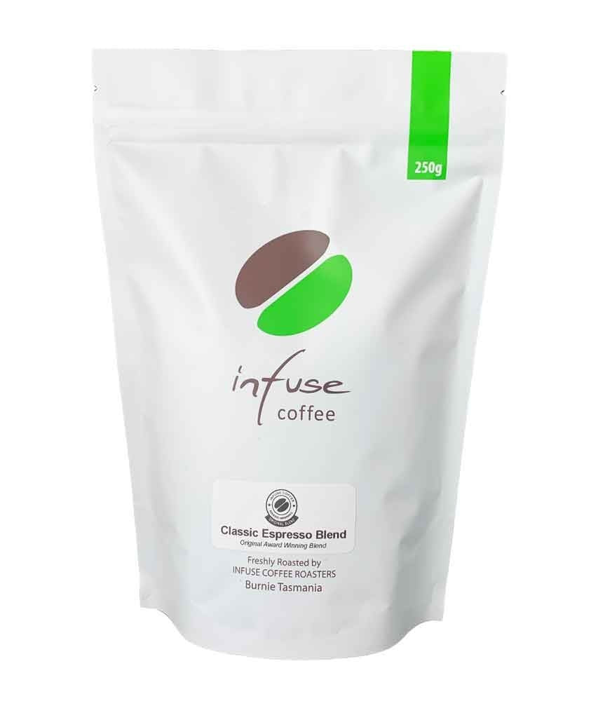 Infuse Coffee Classic Espresso Blend Coffee Beans 250g