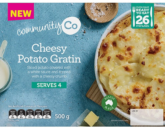 Community Co Cheesy Potato Gratin 500g