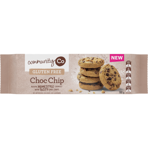 Community Co GF Choc Chip Biscuits 180g