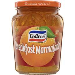 Cottees Breakfast Marmalade 500g