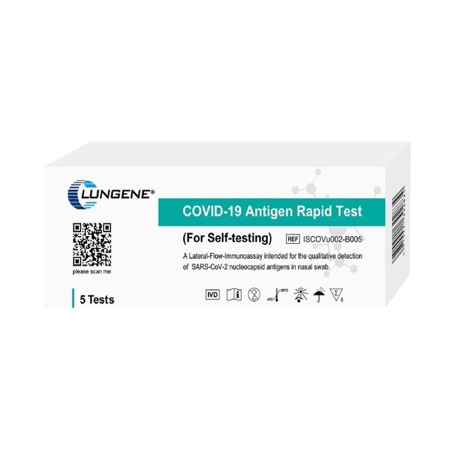 Clungene Covid 19 Antigen Rapid Test 5pk