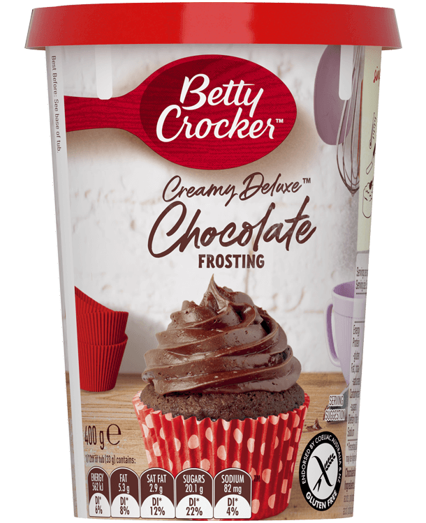 Betty Crocker Chocolate Creamy Deluxe Frosting 400g