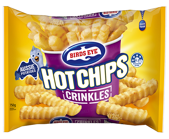 Birds Eye Crinkle Cut Chips 750g