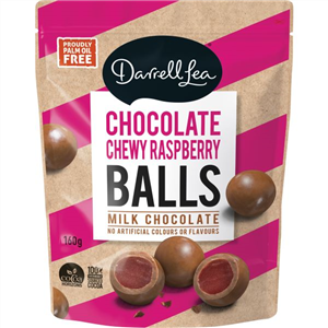 Darrell Lea Chocolate Raspberry Balls 160g