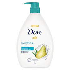 Dove Hydrating Pear & Aloe Vera Body Wash 1l