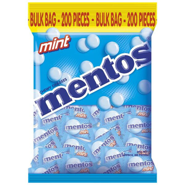 Mentos Mint Individual Wrapped 200pk