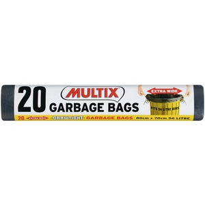 Multix Garbage Bags 56L 20pk