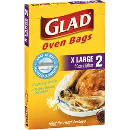 Glad XLarge Oven Bags 2pk