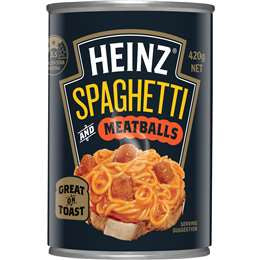 Heinz Spaghetti & Meatballs 410g