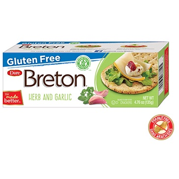 Breton GF Herb & Garlic Biscuit 135g