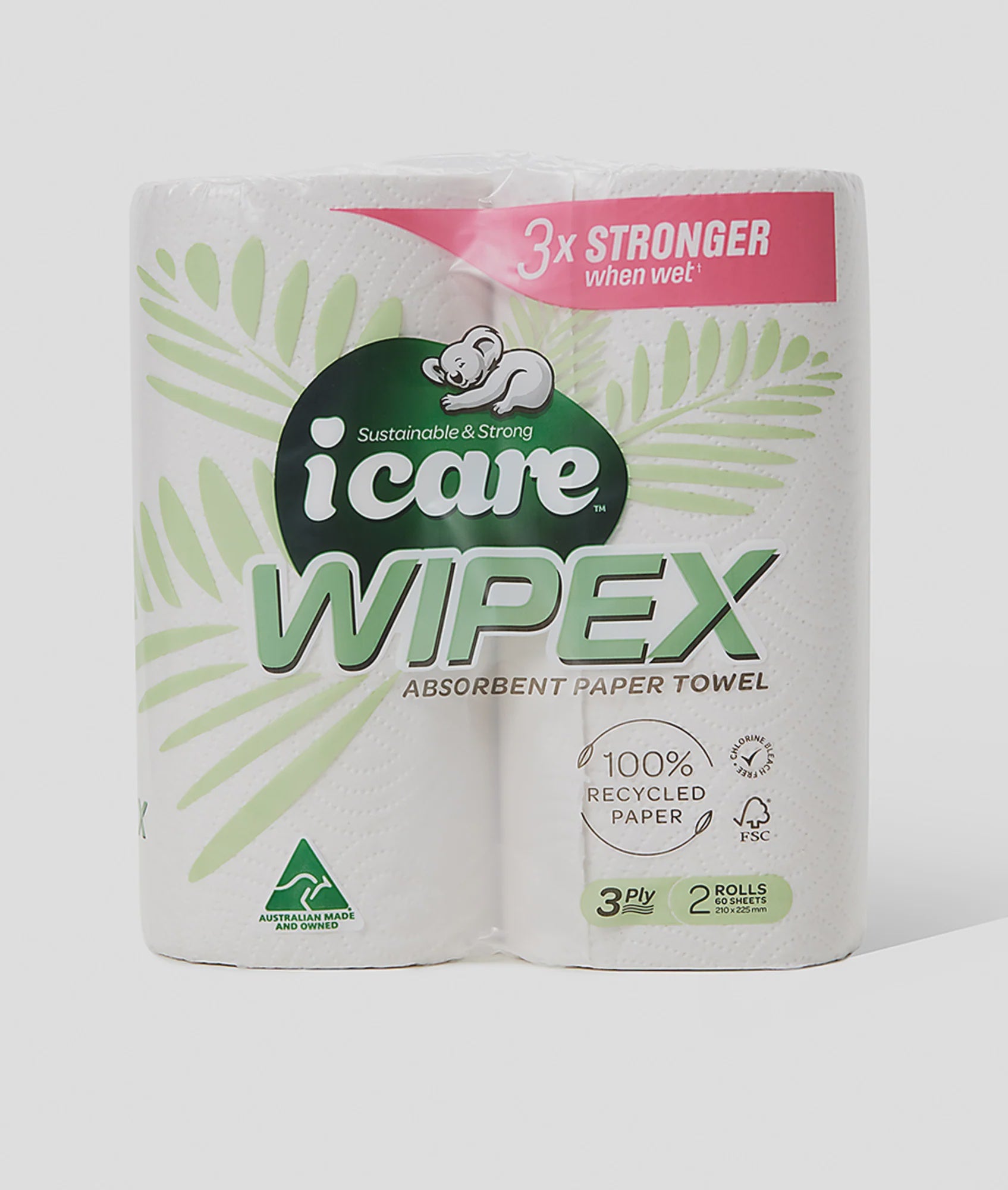 Icare Paper Towel 3ply 120 sheet 2pk