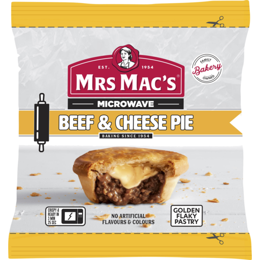 Mrs Macs Beef & Cheese Microwave Pie 175g