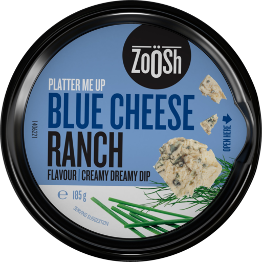 Zoosh Blue Cheese & Ranch Dip 185g