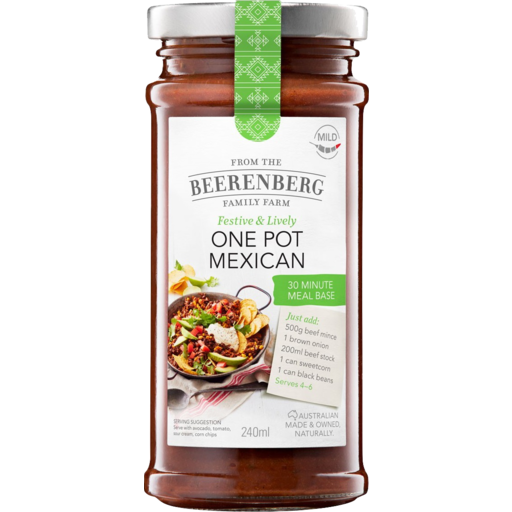 Beerenberg One Pot Mexican Meal Base 240ml