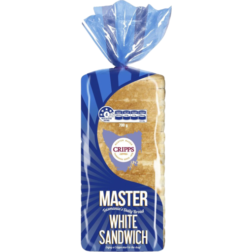 Cripps Master White Sandwich Loaf 700g