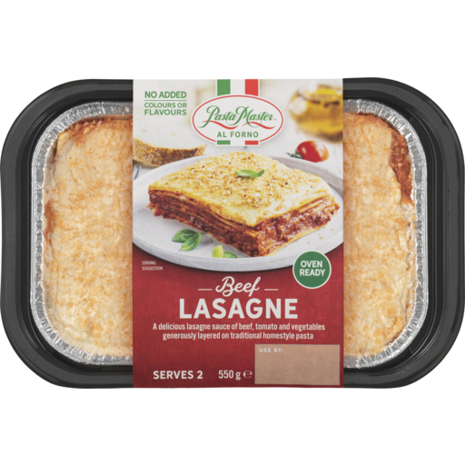 Pasta Master Lean Beef Lasagne 550g