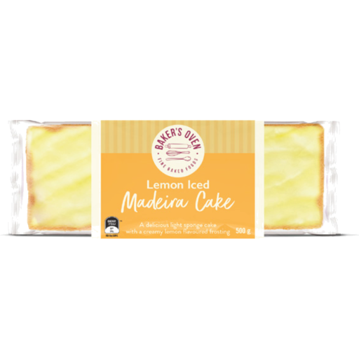 Bakers Oven Madeira Iced Cake 500g