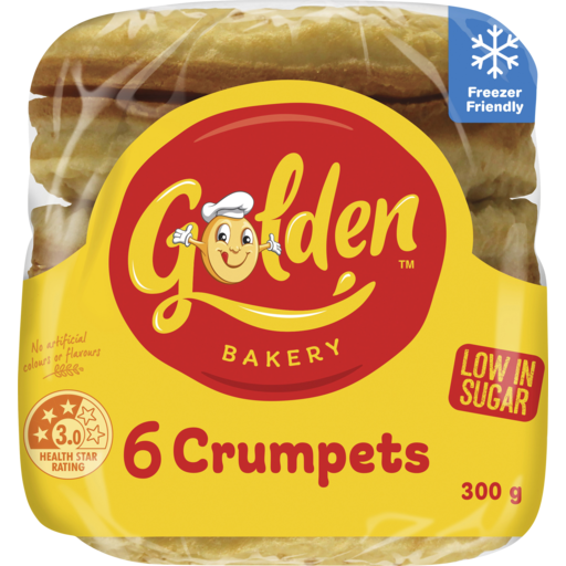 Cripps Golden Crumpets 6pk