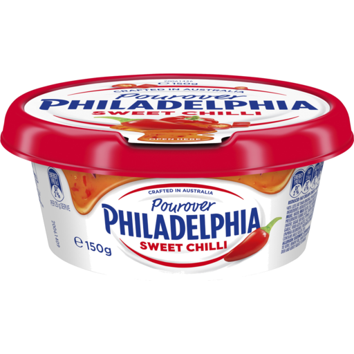 Philadelphia Sweet Chilli Cream Cheese Pourover 150g