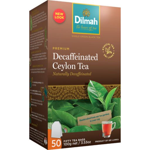 Dilmah Decaffeinated Ceylon Tea Bags 100g 50pk