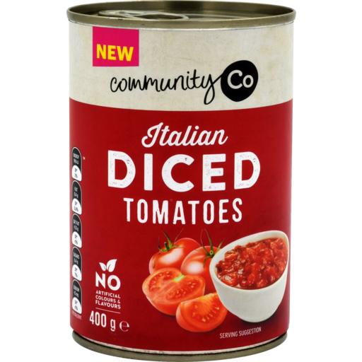 Community Co Italian Diced Tomatoes 400g