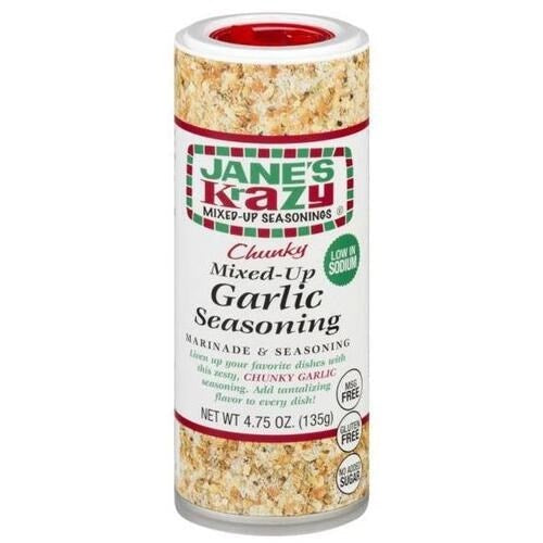 Janes Garlic Crazy Mixed Up Seasoning